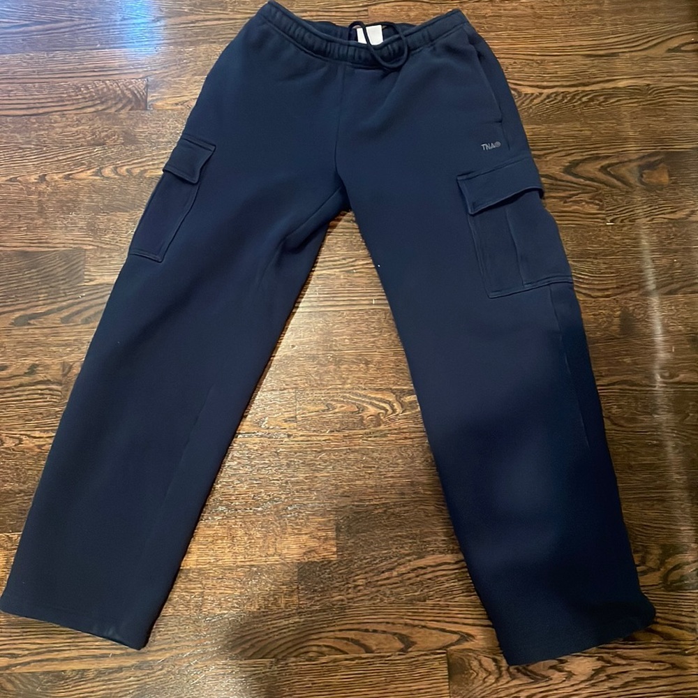 Cozy mega fleece straight leg cargo